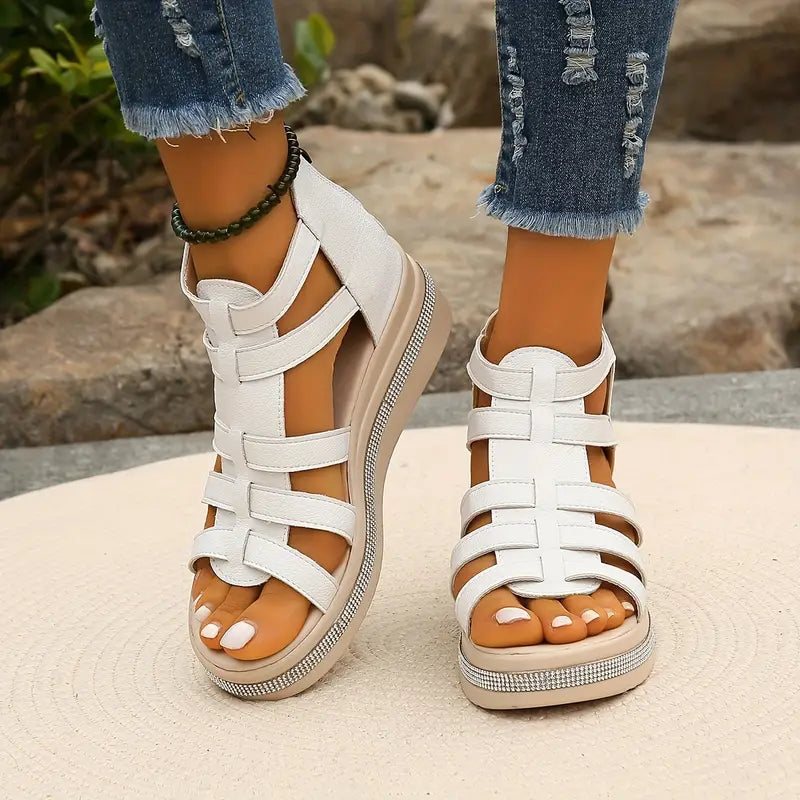 CHLOE - Sandales compensées élégantes