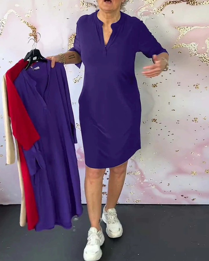 Mariana - V-Neck Dress