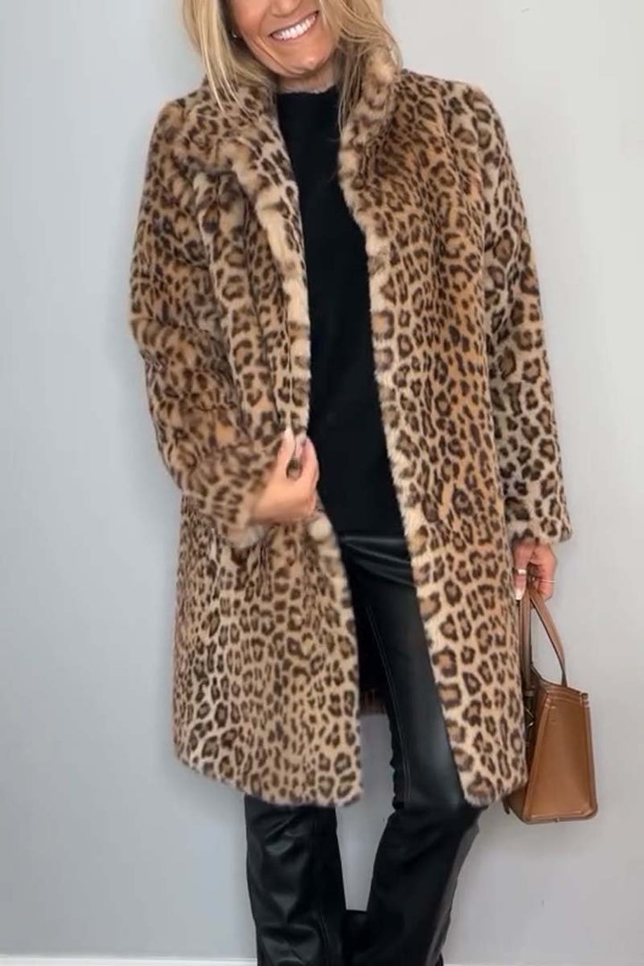Sharmaine™ - Manteau imprimé léopard