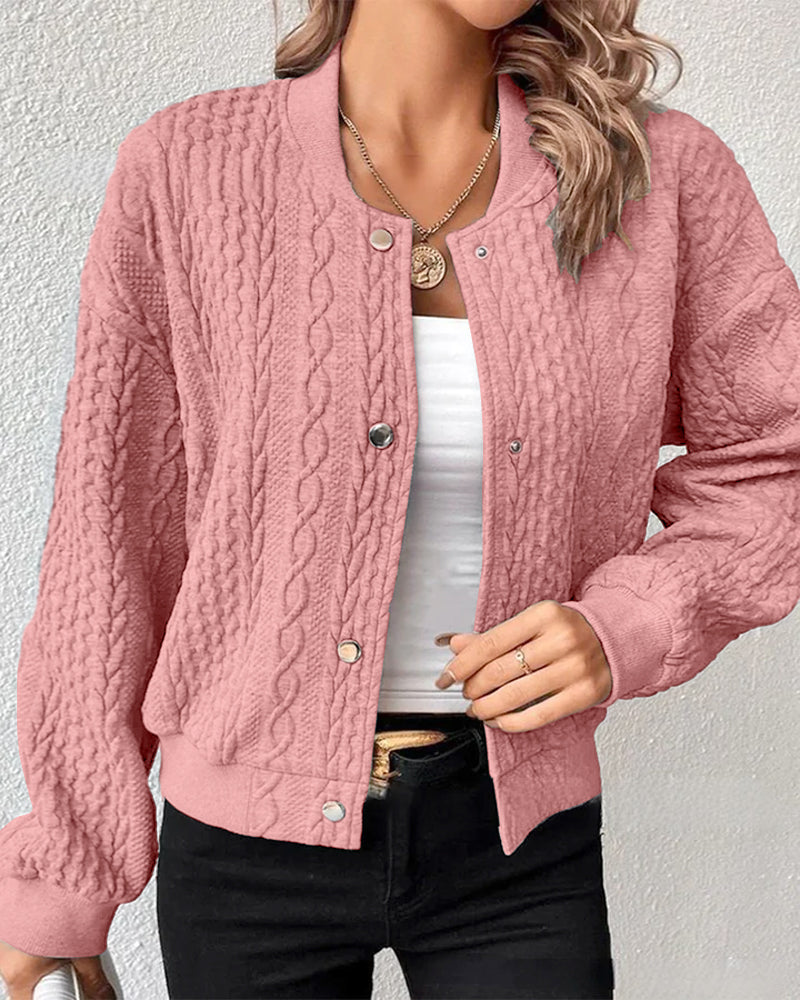 Elana™ - Pull boutonné décontracté