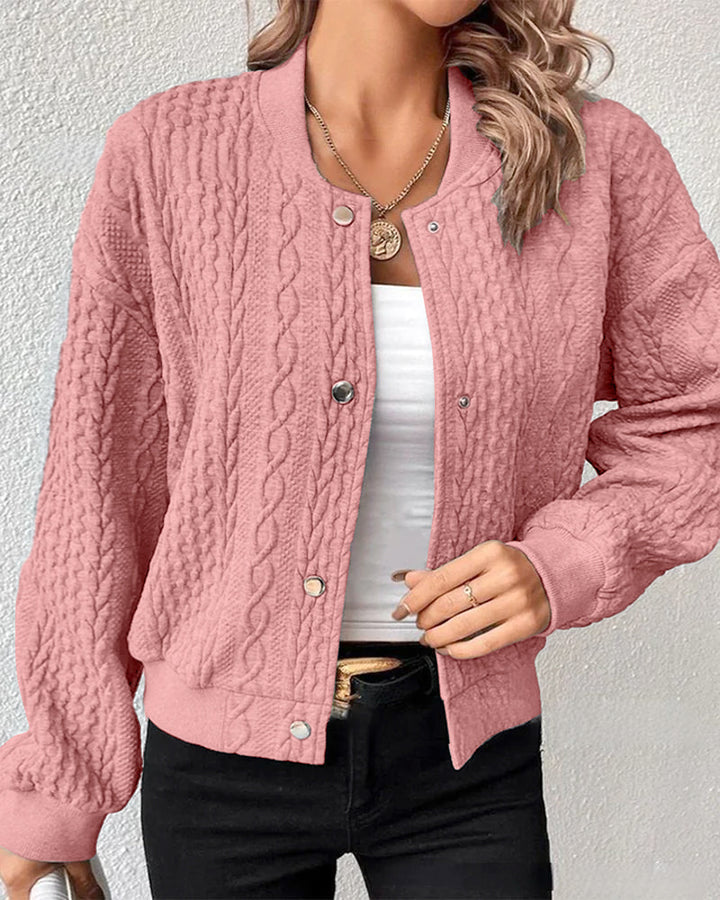 Elana™ - Pull boutonné décontracté