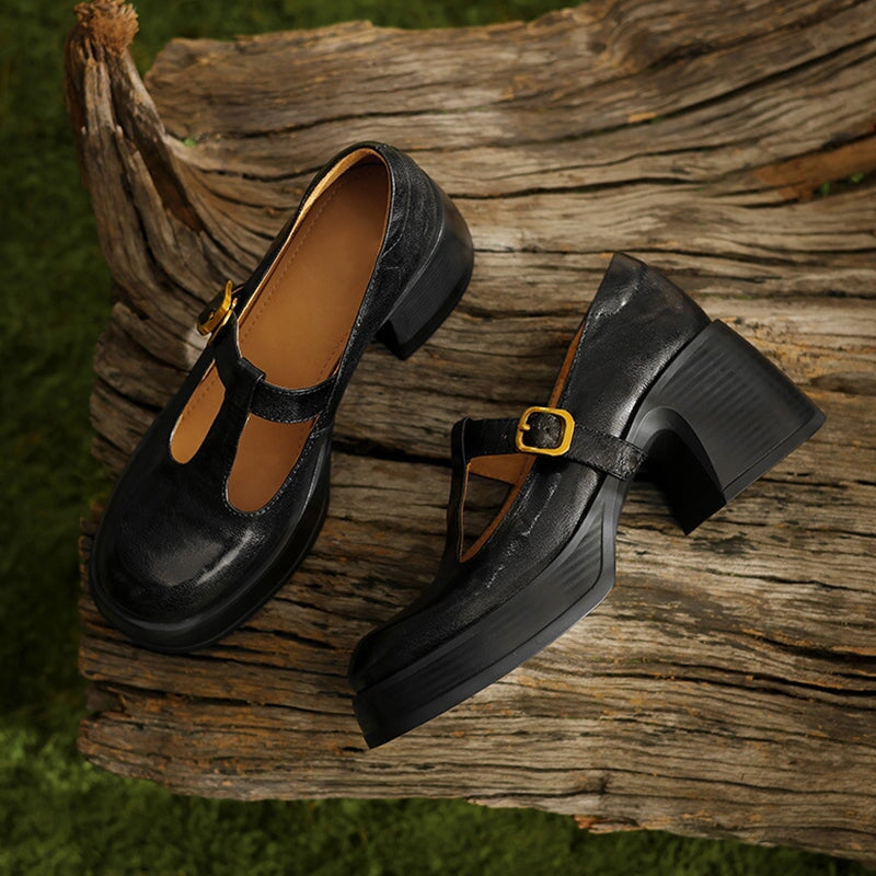 Clara | Chaussures Mary Jane en cuir élégantes