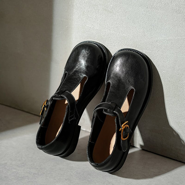 Elsie | Élégantes Mary Janes en cuir