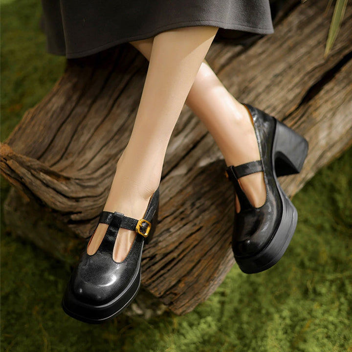 Clara | Chaussures Mary Jane en cuir élégantes
