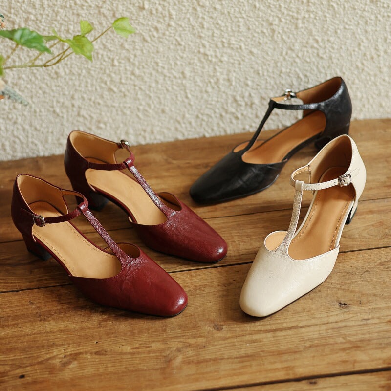 Béatrice | Mary Janes classiques en cuir