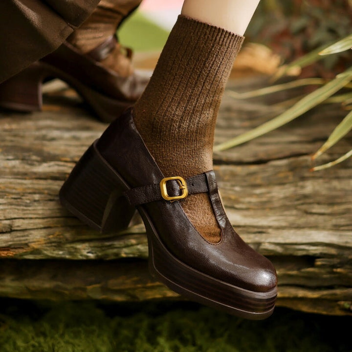 Clara | Chaussures Mary Jane en cuir élégantes