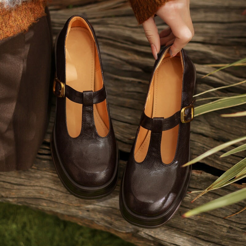 Clara | Chaussures Mary Jane en cuir élégantes