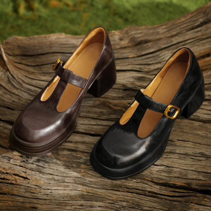 Clara | Chaussures Mary Jane en cuir élégantes