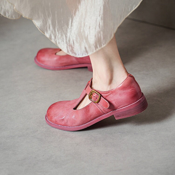 Elsie | Élégantes Mary Janes en cuir