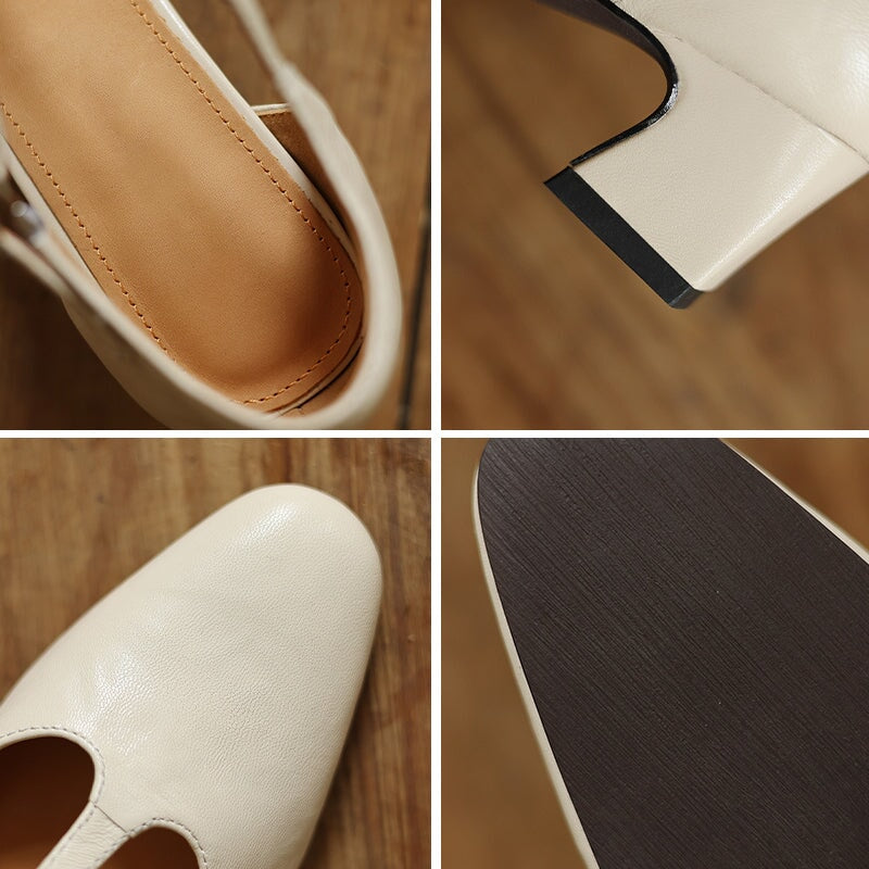 Béatrice | Mary Janes classiques en cuir