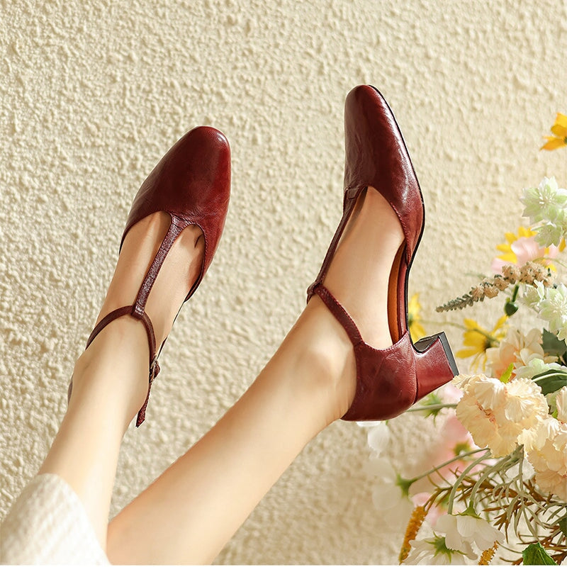 Béatrice | Mary Janes classiques en cuir