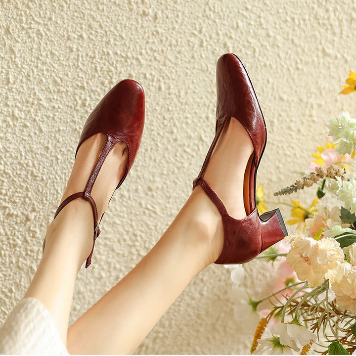 Béatrice | Mary Janes classiques en cuir