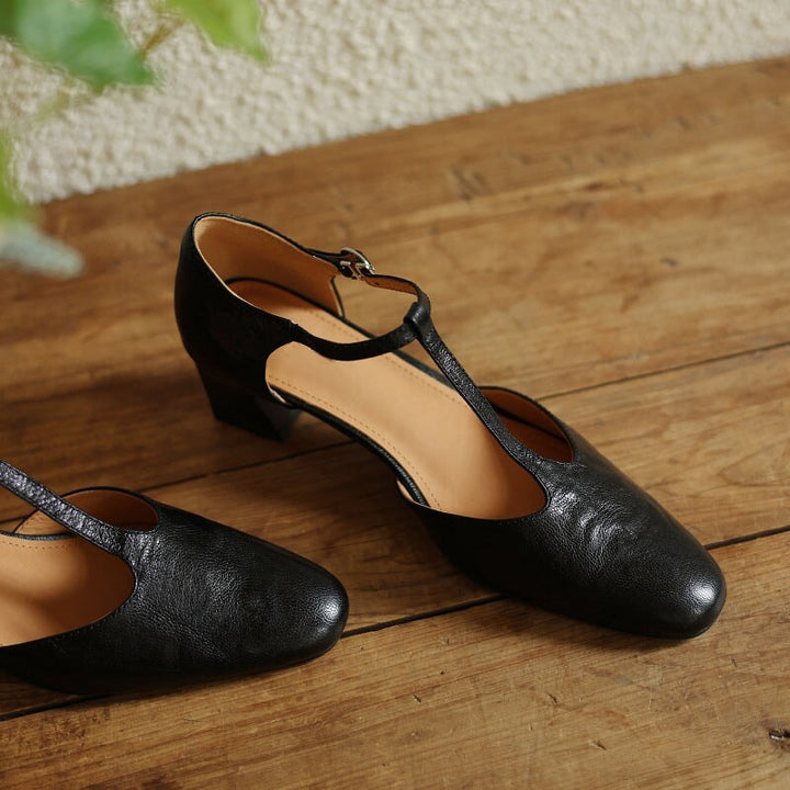 Béatrice | Mary Janes classiques en cuir