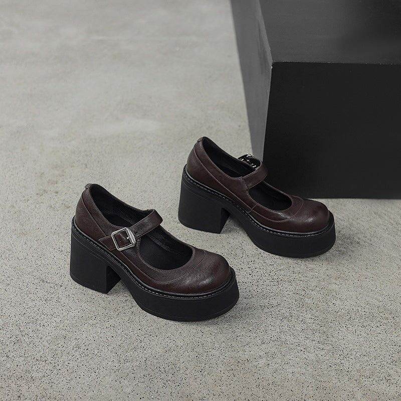 Lena | Chaussures Mary Jane en cuir élégantes