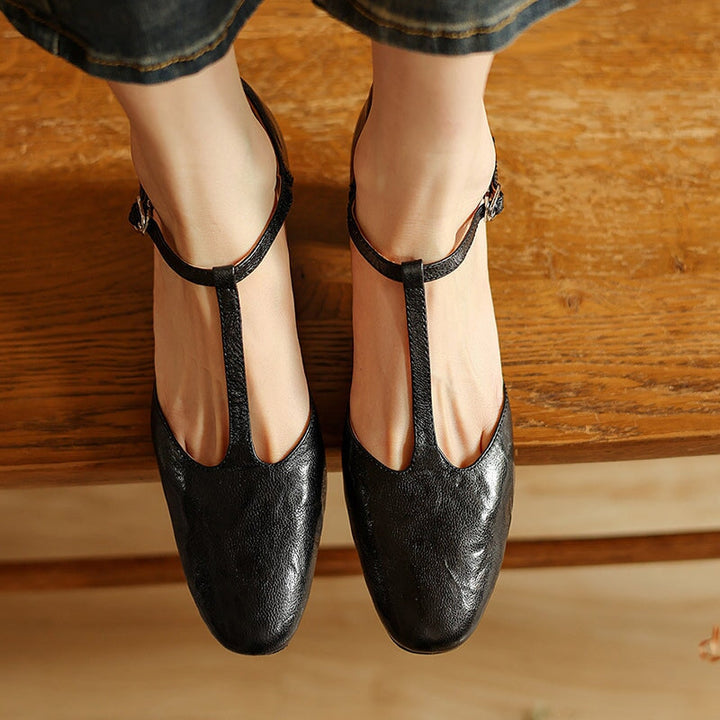 Béatrice | Mary Janes classiques en cuir