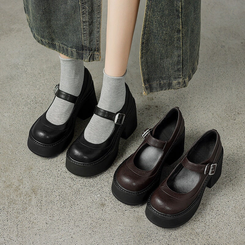 Lena | Chaussures Mary Jane en cuir élégantes