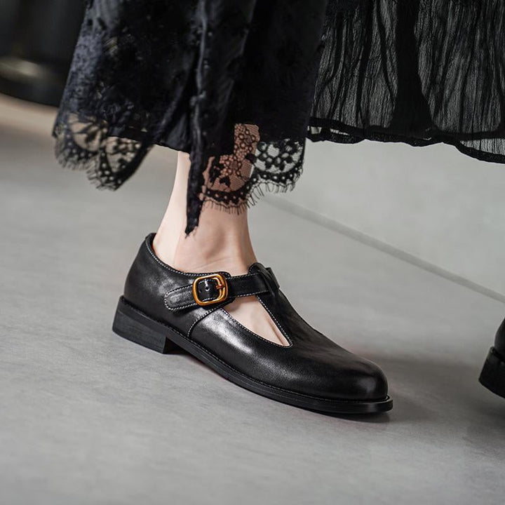 Elsie | Élégantes Mary Janes en cuir