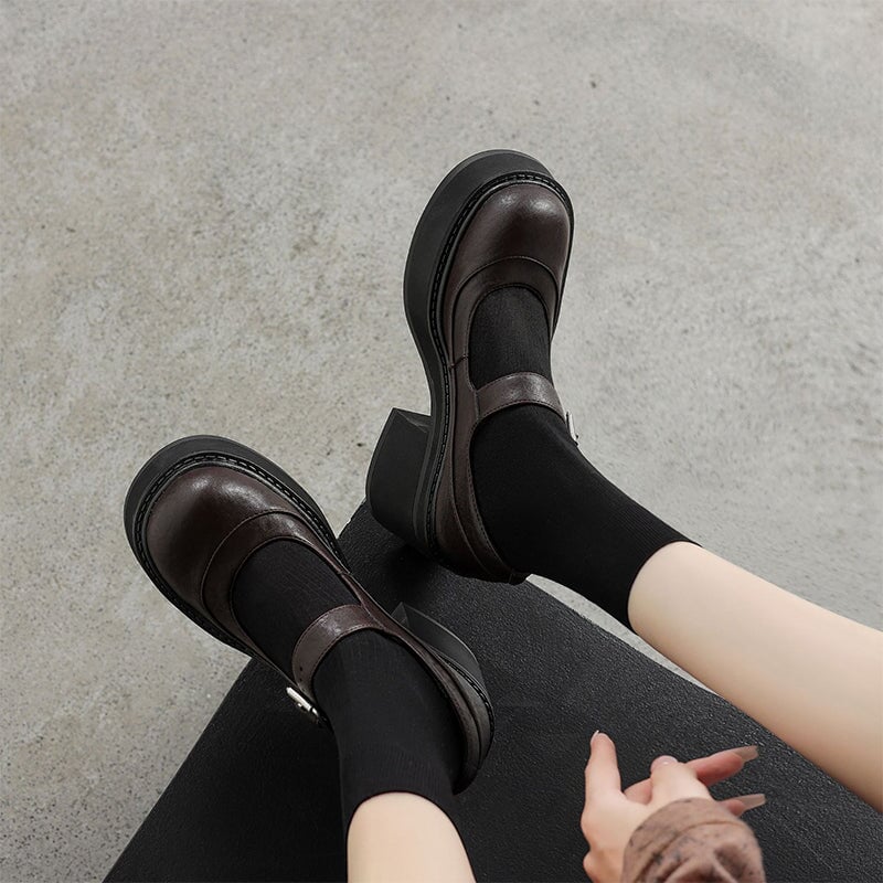 Lena | Chaussures Mary Jane en cuir élégantes