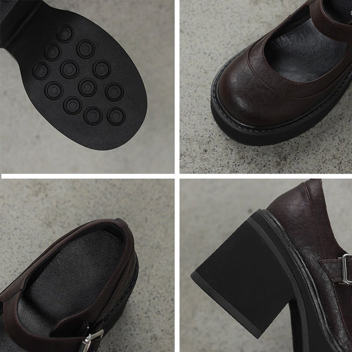 Lena | Chaussures Mary Jane en cuir élégantes