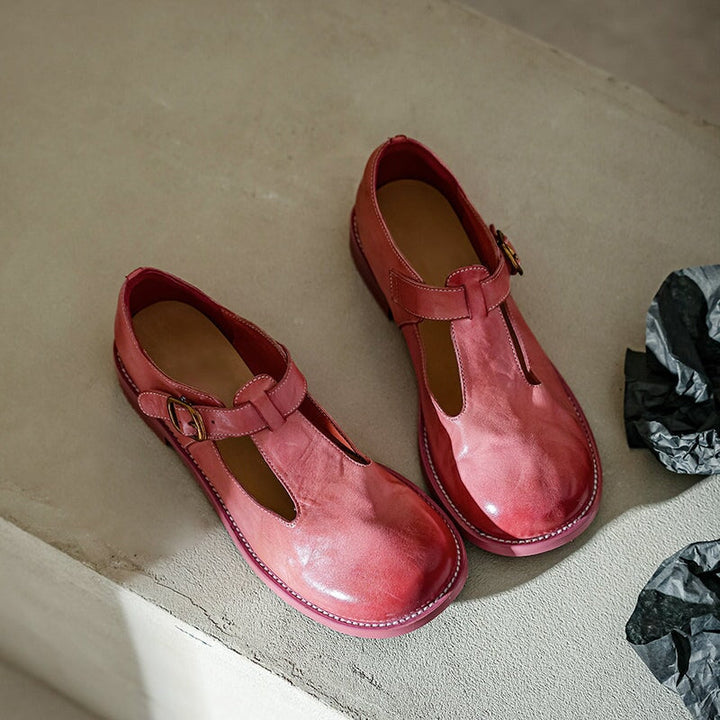 Elsie | Élégantes Mary Janes en cuir