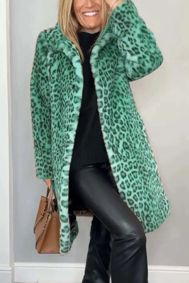 Sharmaine™ - Manteau imprimé léopard