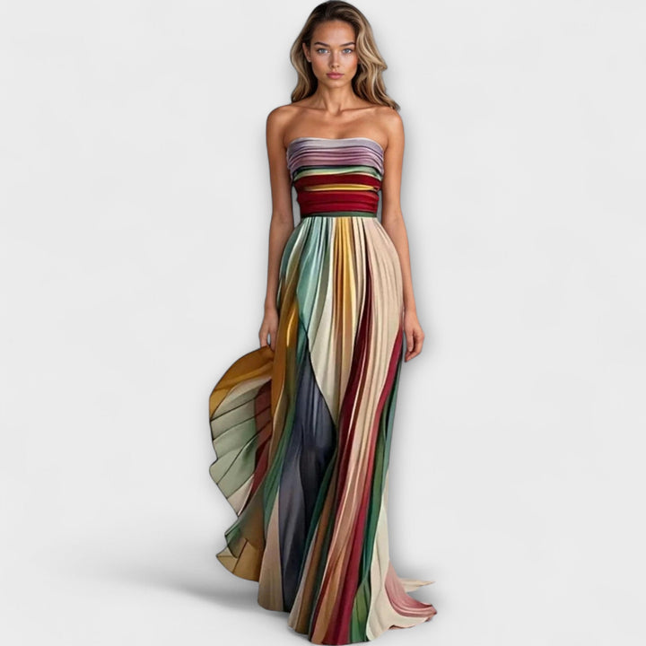 Flora - Sunset Breeze Maxi Dress