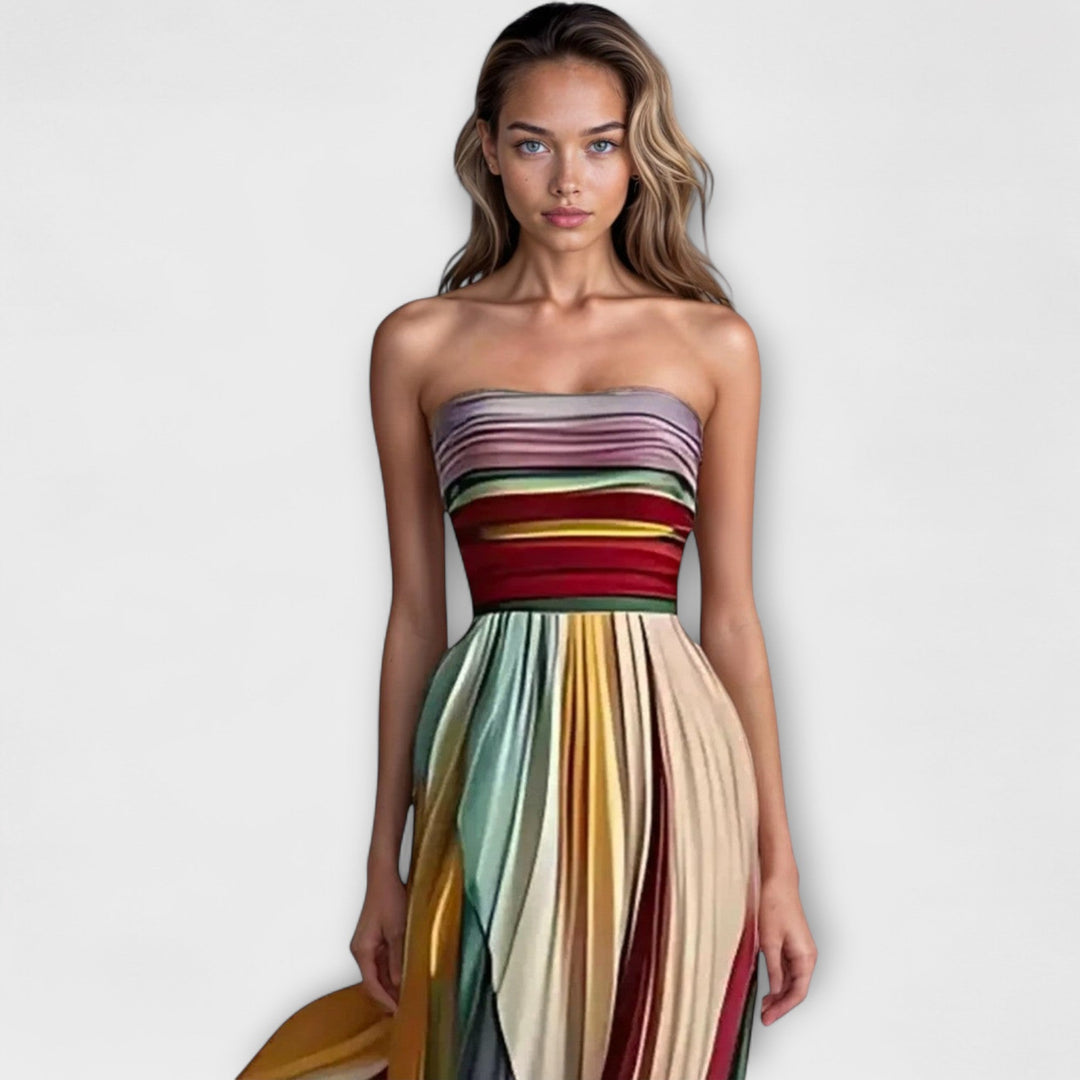 Flora - Sunset Breeze Maxi Dress